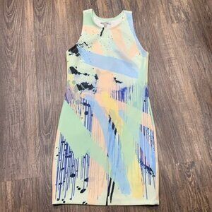 Zara Neoprene Racerback Dress